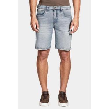 Imagem de Bermuda Aramis Jeans Blue Médio Lavada Azul Médio-Masculino