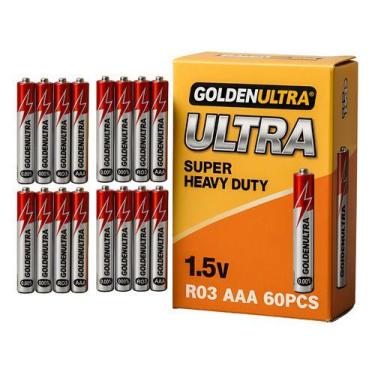 Imagem de Pilhas Aaa Palito Golden Ultra Hyper Cartela Com 16 Unidades - OTEMU