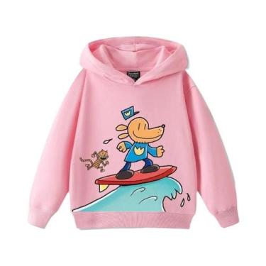 Imagem de Moletom Com Capuz Infantil DOGMAN, Roupas De Cachorro Detetive Com Est