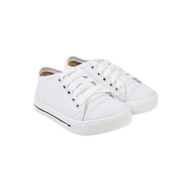 Imagem de Tênis Infantil Casual Star All Moda Baby S Entrega Rápida, 30, Branco,