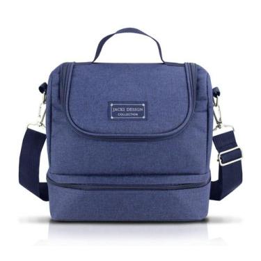 Imagem de Bolsa Térmica Lancheira Necessaire Concept Marmita Lanches Bebidas 2 C