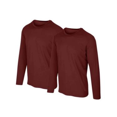 Imagem de Kit 2 Camisetas Proteção Solar Permanente UV50+ Tecido Gelado  Slim Fi