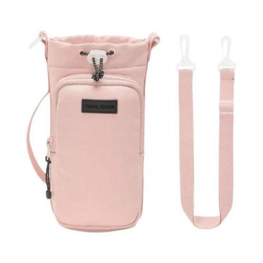 Imagem de Bolsa Portátil Para Garrafa De Água Com Alça Ajustável Para Caminhadas