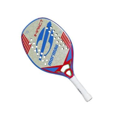 Imagem de Raquete Beach Tennis Mormaii Glass Carbon Impact Unisexx Sem Capa
