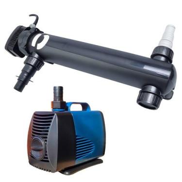 Imagem de Filtro ultra violeta uv 36w bomba 6000lh p lagos até 50000 l voltagem: