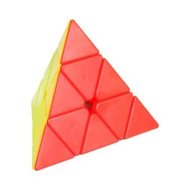 Imagem de Quebra-Cabeça Piramidal Sem Adesivos 2x2 3x3 4x4 5x5 Cubo De Velocidad