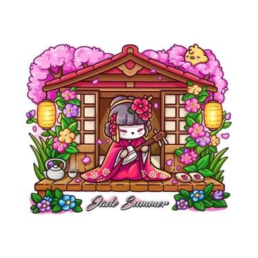 Imagem de Livro De Colorir Para Adultos E Adolescentes: Cenas De Personagens Jap