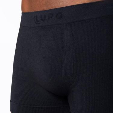 Imagem de Cueca Lupo Boxer Microfibra Sem Costura 766-019, Preto, 1, P