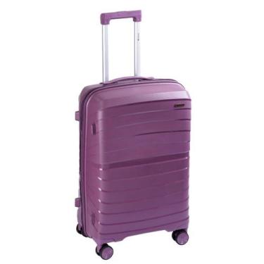 Imagem de Mala de Viagem Média 23kg Polipropileno Expansível Zíper Anti Furto - 