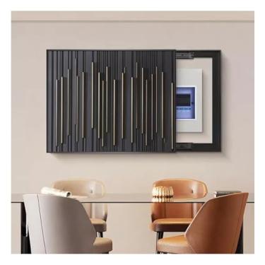 Imagem de Arte decorativa de parede para painéis de disjuntores e capas de caixa de medidores - Solução de decoração de casa elegante para armários de caixa de fusíveis elétricos