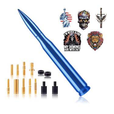 Imagem de Antena de caminhão de carro DIY de combinação gratuita de 19,8 cm, mastro universal, compatível com Chevy Silverado 1500 2500 3500 HD, Avalanche, Ford F150, F250, F350, Denali, acessórios para