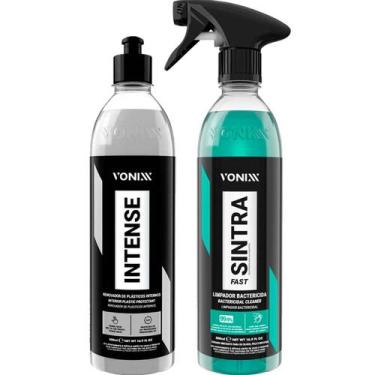 Imagem de Kit Vonixx Sintra Fast Limpador Apc Plastico Interno + Intense