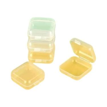 Imagem de Caixa De Armazenamento De Joias De Plástico Translúcido, 10 Peças, Ret