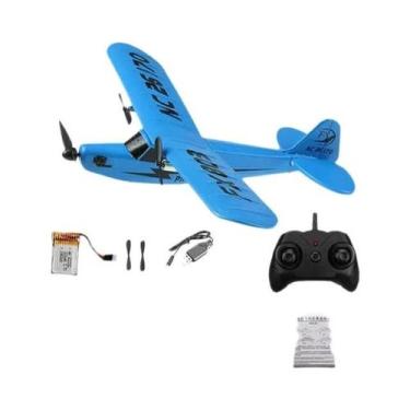 Imagem de Avião RC Para Crianças 24G 2CH, Avião De Controle Remoto Em Espuma EPP