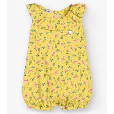 Imagem de Macaquinho Gase Infantil Trick Nick Amarelo, M, Amarelo