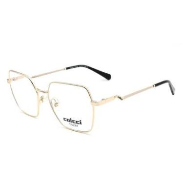 Imagem de Armação de Óculos Colcci C6284e1054 Dourado Brilho cat1-Feminino