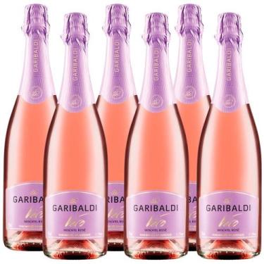 Imagem de Kit 6 Espumante Garibaldi Vero Moscatel Rosé 750ml