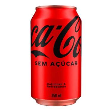 Imagem de Refrigerante COCA COLA Sem Açucar Lata 350ml - Coca-Cola, Original, 35