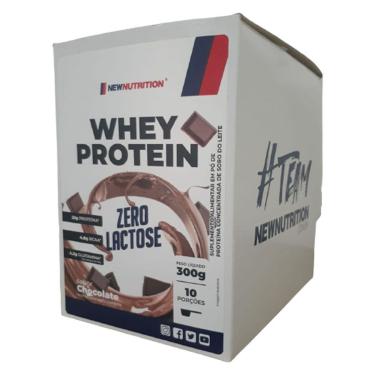 Imagem de Whey Protein Zero Lactose - 10 Sachês 30g Chocolate - Newnutrition-Unissex