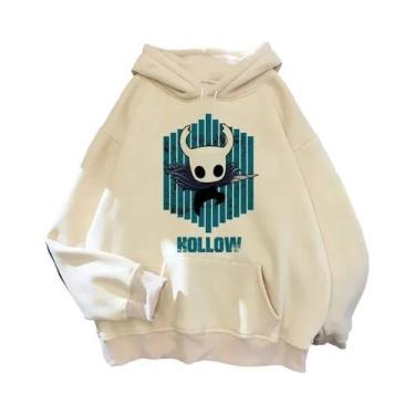 Imagem de Hoodies Masculinos Hollow Knight Ulzzang Grunge Y2k Estilo Estético, P