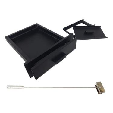 Imagem de Kit Gaveta preto, Vassoura Piaçava, Fornos e Churrasqueiras - INOX LAU