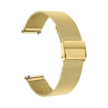 Imagem de Pulseira De Metal De 20mm Para Amazfit Bip 3 Pro/S Lite/Pop/U Pro/GTR 