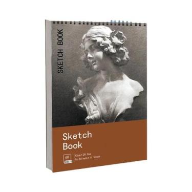 Imagem de Caderno De Desenho Profissional A3 A4 A5 Com Papel Grosso Para Estudan