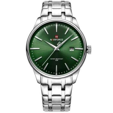 Imagem de Relógio de Quartzo Masculino Pulseira de Aço inoxidável Resistente à á