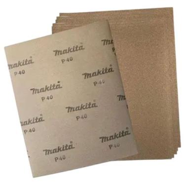 Imagem de Kit 300 Folhas de Lixa Grão 40 para Madeira - Makita