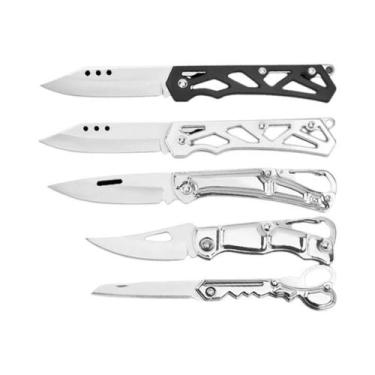 Imagem de Conjunto De Facas De Frutas Dobráveis Em Aço Inoxidável Com Cabo Antid