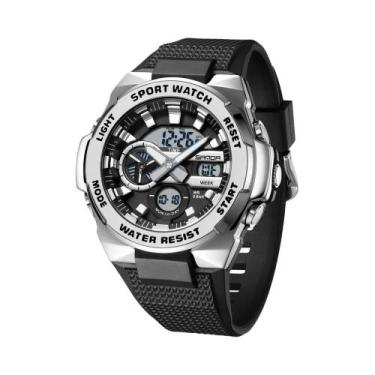 Imagem de Relógio Esportivo Digital LED À Prova D'água Masculino SANDA, Relógio 