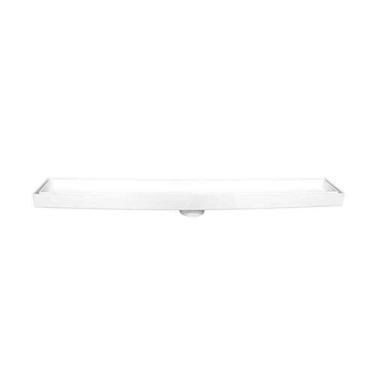 Imagem de Ralo Oculto Linear 5 X 90cm Branco - Para Tráfego De Pedestres - ESTRE