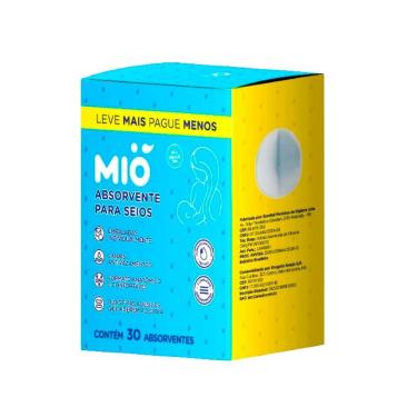 Imagem de Absorvente Protetor para Seios Mio Leve Mais Por Menos com 30 Unidades