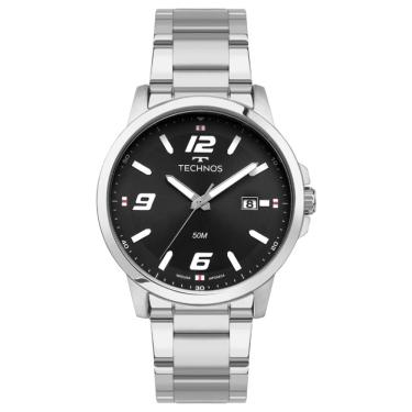 Imagem de Relógio Technos Masculino Ref: 2315lav/1p Racer Prateado