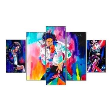 Imagem de Conjunto 5 Quadros Michael Jackson " - aero print