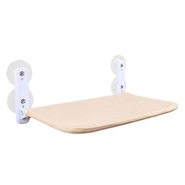Imagem de Caminha de Gato Janela Ventosas Alta Fixacao Retratil Flutuante Fixa Parede Pratica Confortavel Segura