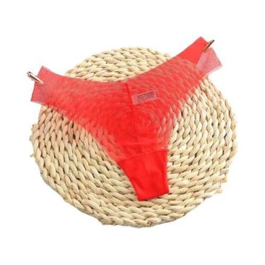 Imagem de Calcinha Tanga Transparente Sem Costura Para Mulheres, Lingerie Sexy E