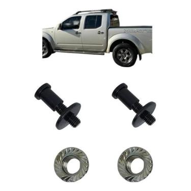 Imagem de Suporte Duplo Caçamba Frontier 20122016  Peça Reforçada - TCP, Preto