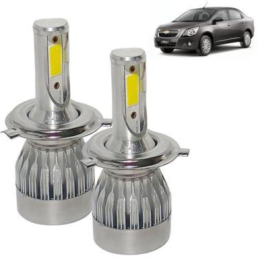 Imagem de Kit Super Led Cobalt 2011 12 13 14 15 2016 Farol Alto e Baixo H4 20000