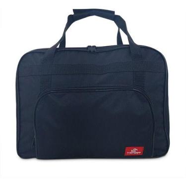 Imagem de Bolsa capa Mala Transporte Maquina Costura Portátil Caseira - Preto - 