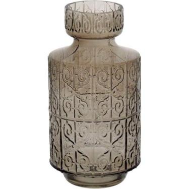 Imagem de Vaso 31X16X16Cm Vidro Cinza - NH