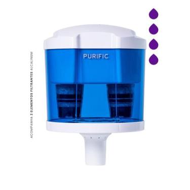 Imagem de Purific Alcalinum 10 Litros para Bebedouro  Água Alcalina, Azul