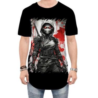 Imagem de Camiseta Longline Ciborgue Ninja Robô Espreita 15 - Kasubeck Store®, P