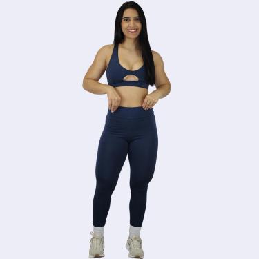 Imagem de Conjunto Feminino Fitness Dry Cintura Alta Academia Yoga Pilates Corrida Treino-Feminino