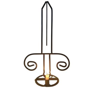 Imagem de Porta Velas Espada De Ogum Em Ferro Artesanal - Empório Artes