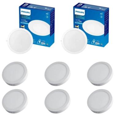 Imagem de 8 Painel Plafon Led 12w Philips Embutir 3000k Quente Bivolt