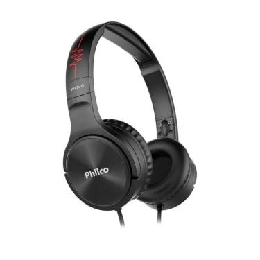 Imagem de Fone de Ouvido Headphone Extreme com Fio Microfone Embutido Arco Ajustável Bivolt Philco