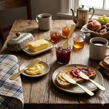 Imagem de Kit Espátulas Gourmet Wolff (4 Peças) Dourada, Dourada