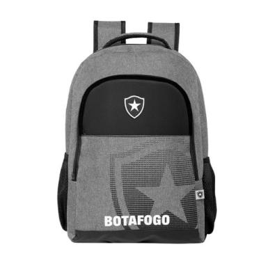 Imagem de Mochila De Costas Botafogo Masculino Notebook Escolar 19'' Cor:Preto, 