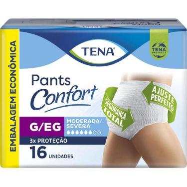 Imagem de Roupa Íntima Descartável Unissex Tena Pants Confort G/EG Absorção Inte